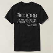 Psalm 231 Bibelschrift T-Shirt (Design vorne)