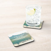 Psalm 23 1-3 Der Herr ist mein Hirte Getränkeuntersetzer (Rechte Seite)