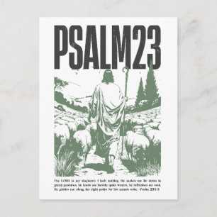 Psalm 23,1-3 „Der Herr ist mein Hirte“ Postkarte