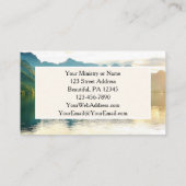 Psalm 23 1-3 Der Herr ist mein Hirte Visitenkarte (Rückseite)