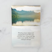 Psalm 23 1-3 Er führt mich neben noch Wasser Karte (Innenseite)