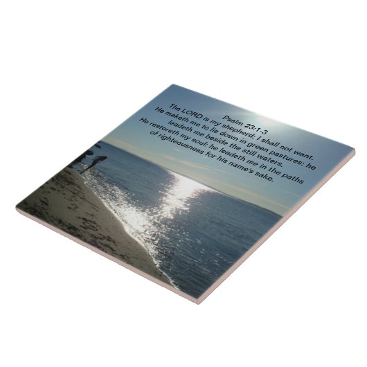 Psalm-23:1 - 3 fliese (Seite)