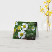 Psalm 23:1-3 Florale Ermutigungskarte Karte (Gelbe Blume)
