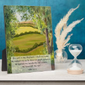 Psalm 23:1-3 fotoplatte (Seite)