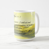 Psalm 23:1-3 Kaffeetasse (VorderseiteRechts)