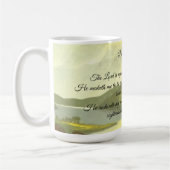 Psalm 23:1-3 Kaffeetasse (Links)