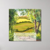 Psalm 23:1-3 leinwanddruck (Vorderseite)