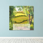 Psalm 23:1-3 leinwanddruck (Insitu (Holzboden))