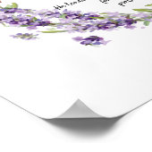 Psalm 23: 1-3 Poster (Ecke)