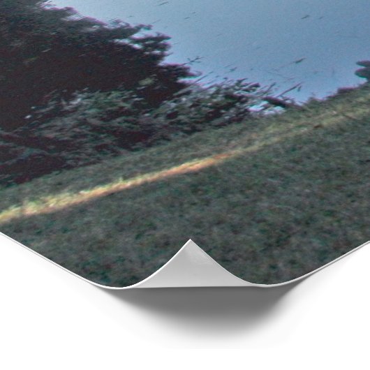 Psalm 23:1-3 Schrift Drucken Poster (Ecke)