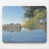 Psalm-23:1 - 3 Schrift Mousepad (Vorne)