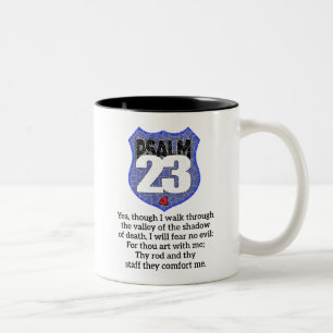 Psalm 23 1:4 Der Herr ist mein Hirte Zweifarbige Tasse