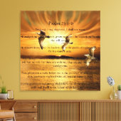 Psalm 23:1-6 Der Herr ist mein Schäfer Leinwanddruck (Insitu (Wohnzimmer))