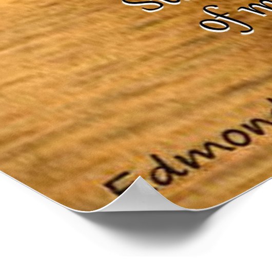 Psalm 23:1-6 Der Herr ist mein Schäfer Poster (Ecke)