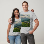 Psalm 23:1 Bibelvers Männer T-Shirt (Unisex)