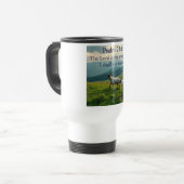 Psalm 23:1 Bibelvers Reisebecher (Vorderseite Links)