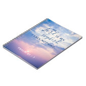 Psalm 23:1 Bibelverse-Notebook Notizblock (Linke Seite)