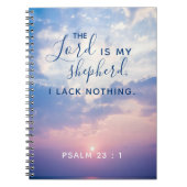 Psalm 23:1 Bibelverse-Notebook Notizblock (Vorderseite)