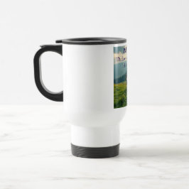 Psalm 23:1 Bible Verse Travel Mug Reisebecher