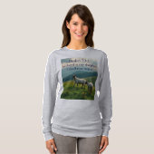 Psalm 23:1 Bible Verse Women's Long Sleeve Tee (Vorne ganz)