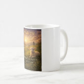 Psalm 23:1 Christian Lamb Coffee Mug Kaffeetasse (VorderseiteRechts)