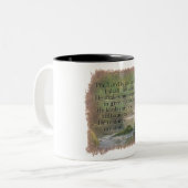 PSALM 23:1 - Coffee Mug Zweifarbige Tasse (Vorderseite Links)