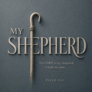 Psalm 23:1 Der Herr ist mein Hirte Christliche Sch Poster