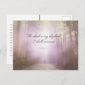 Psalm 23:1 - Der Herr ist mein Hirte Postkarte (Vorne/Hinten)