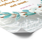 Psalm 23 : 1 - Der Herr ist mein Sheperd Christlic Poster (Ecke)