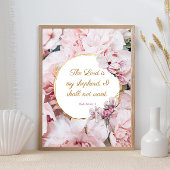 Psalm 23 : 1 - Der Herr ist mein Sheperd Poster