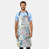 Psalm 23:1 Floral Apron Schürze (Getragen)