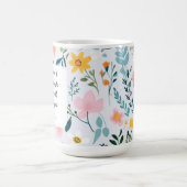 Psalm 23:1 Floral Coffee Mug Kaffeetasse (Mittel)