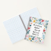 Psalm 23:1 Floral Journal Notizblock (Innenseite)