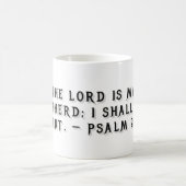 Psalm 23:1 Geschenktasse Kaffeetasse (Mittel)