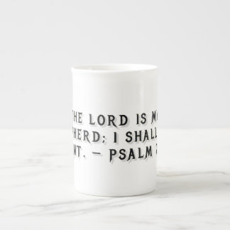 Psalm 23:1 Geschenktasse Porzellantasse