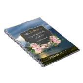 Psalm 23 : 1 Inspirational Bible Verse - Notebook Notizblock (Rechte Seite)