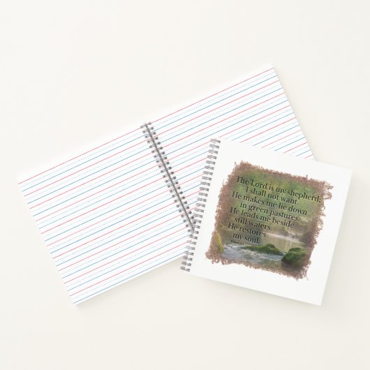 PSALM 23:1 - Journal Notizblock (Innenseite)