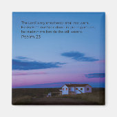 Psalm 23:1 KJV Schrift – Desert Faith Kollektion Magnet (Vorne)