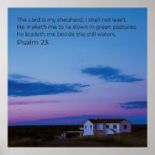 Psalm 23:1 KJV Wall Art – Scripture Poster (Vorne)