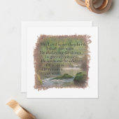 PSALM 23:1 - Personalized Notecard Mitteilungskarte (Vorderseite/Rückseite Beispiel)