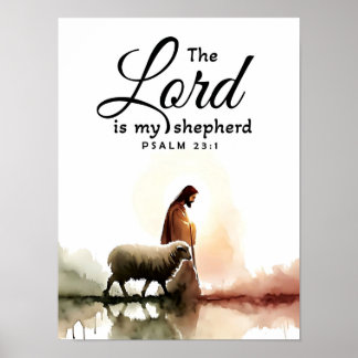 Psalm 23:1 poster