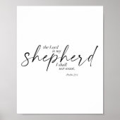 Psalm 23:1 poster (Vorne)