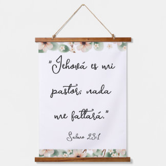 Psalm 23: 1 wandteppich mit holzrahmen