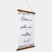 Psalm 23: 1 wandteppich mit holzrahmen (Gewinkelt)