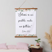 Psalm 23: 1 wandteppich mit holzrahmen (Schlafzimmer)
