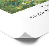 Psalm 23:2 Bibelvers Poster (Ecke)