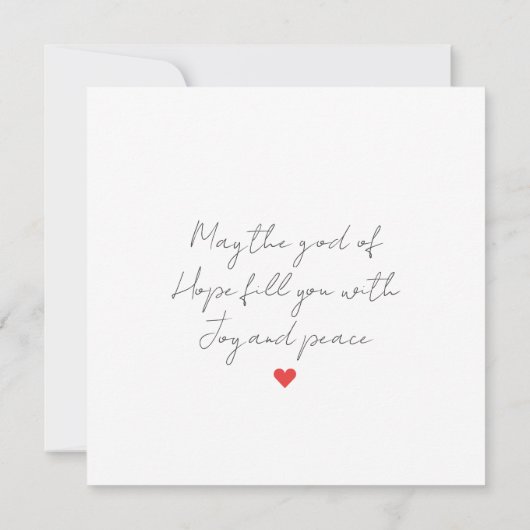 Psalm 23:2 Bibelverse Postkarte (Rückseite)