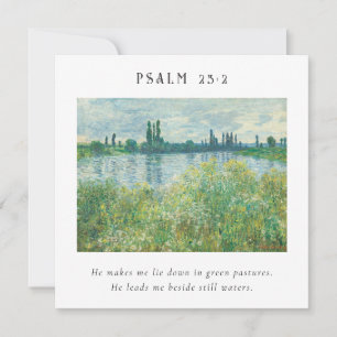 Psalm 23:2 Bibelverse Postkarte