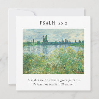 Psalm 23:2 Bibelverse Postkarte
