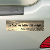 Psalm-23:2 christlicher Scripture-Autoaufkleber Autoaufkleber (Auf Auto)
